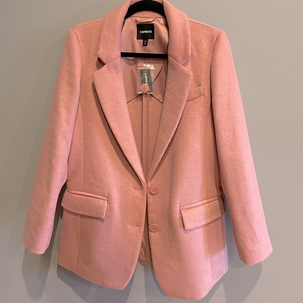 EXPRESS Pink Blazer Coat NWT (Medium)